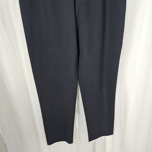 Giorgio Armani Le Collezioni Black Virgin Wool Stretch Trouser Size 8 - Picture 3 of 7